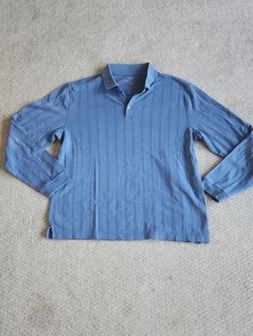 Van Heusen Long Sleeve Polo Size L